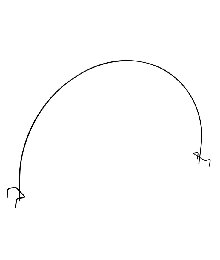 Båge till markduk/pallkrage Nyby sv