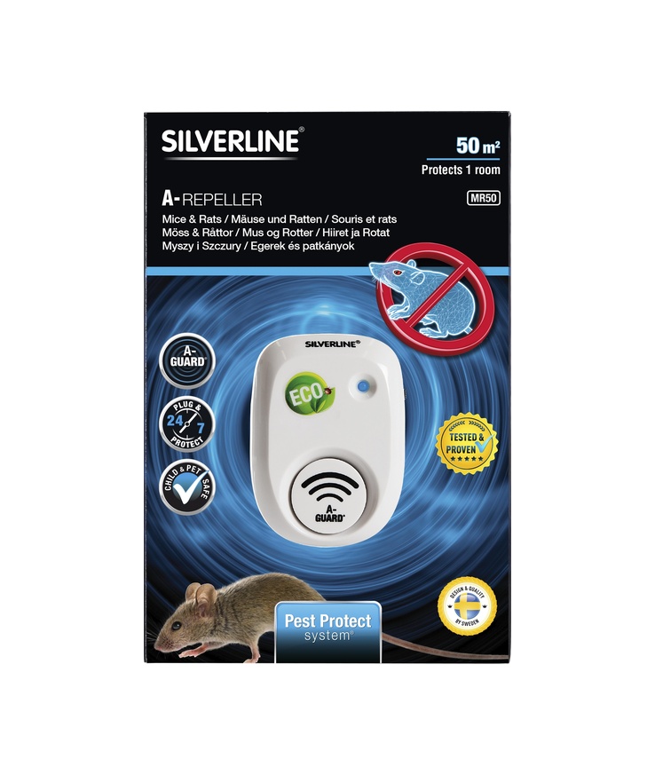 Avskräckare mus&råtta mr50 Silverline