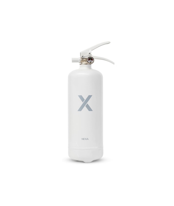 Brandsläckare vit 2kg pulver 13a 89b c nexa
