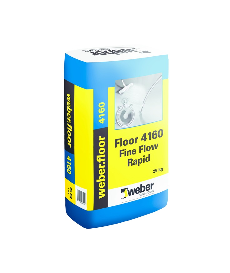 Avjämningsmassa floor 4160 Fine flow rapid 20kg