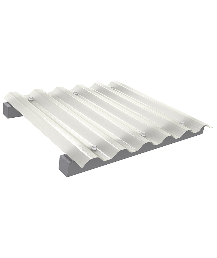 Takplast halleplattan opal 4000 x 1140