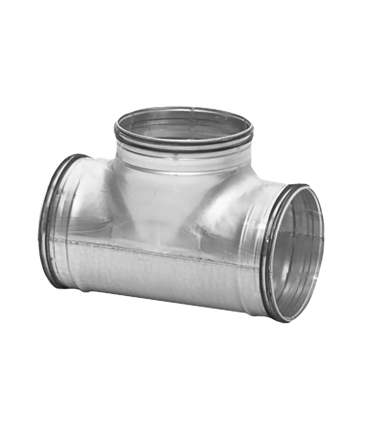 T-rör tcpu ventilation galvad 160/160mm