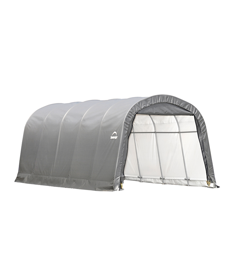 Garagetält gop roundtop grå 23m2