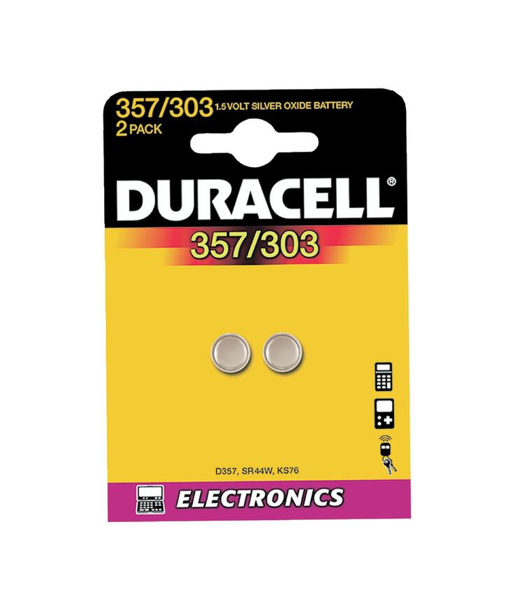 Knappcellsbatteri s 357/303 Sr44h 2st