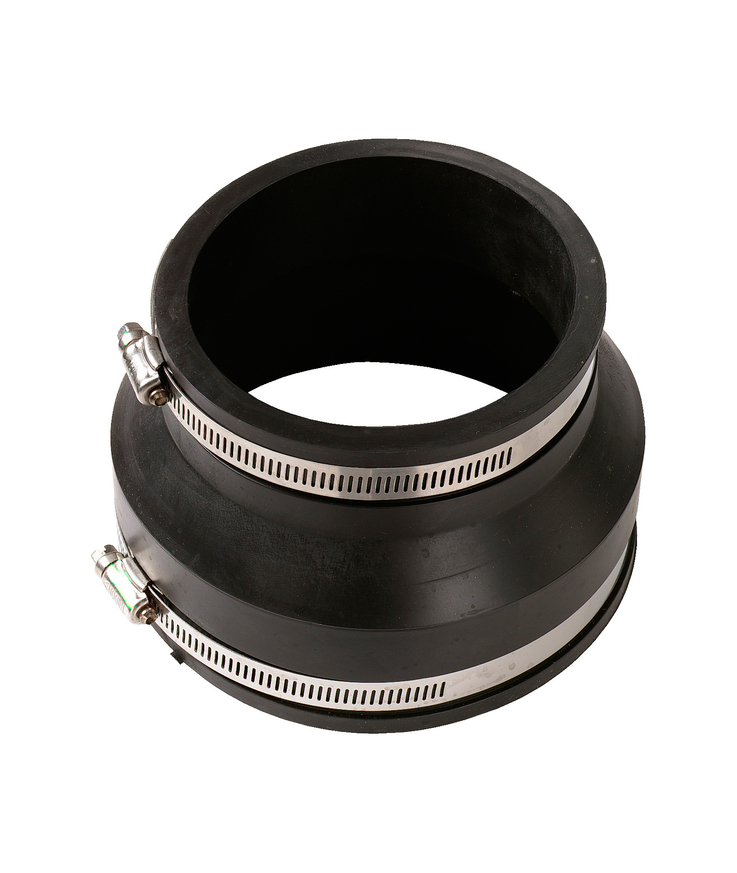 Övergång fernco betongrör-pvc 100-110 spv 130-150x98-112mm