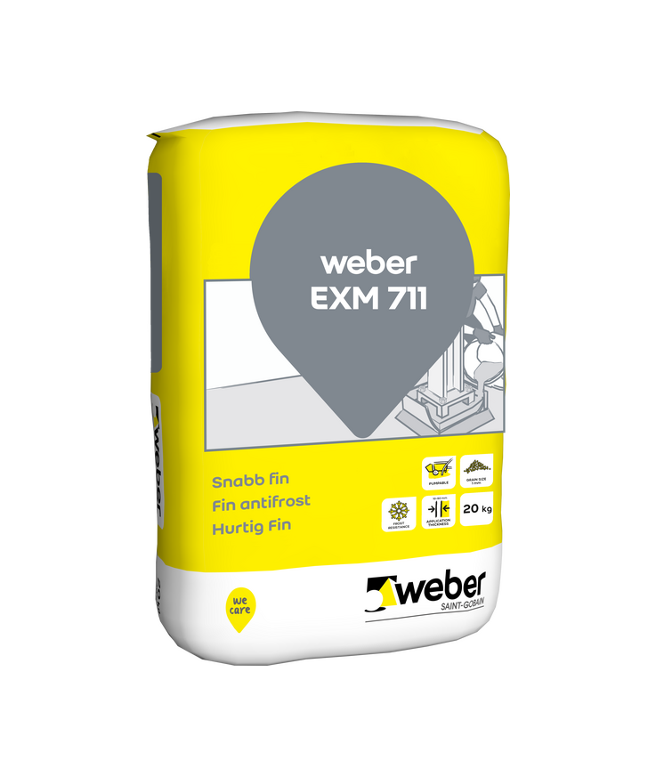 Betong exm 711 exp snabb fin 20kg