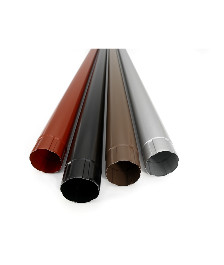 Stuprör sror krympt en ände Svart 015 87x2500mm