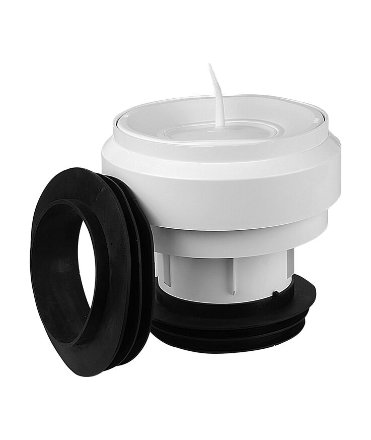 Wc-stos rak t pvc pp ma rör Muff&slätända 118mm 2316848