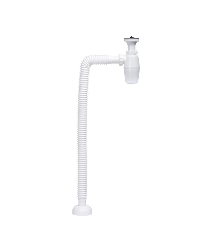 Vattenlås +bottenventil 40-80cm kppl