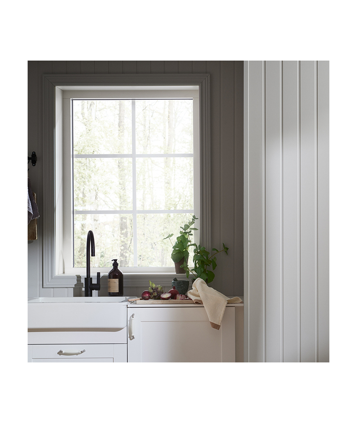 Väggpanel regina klassisk Dekor grå mdf 6x2435x620