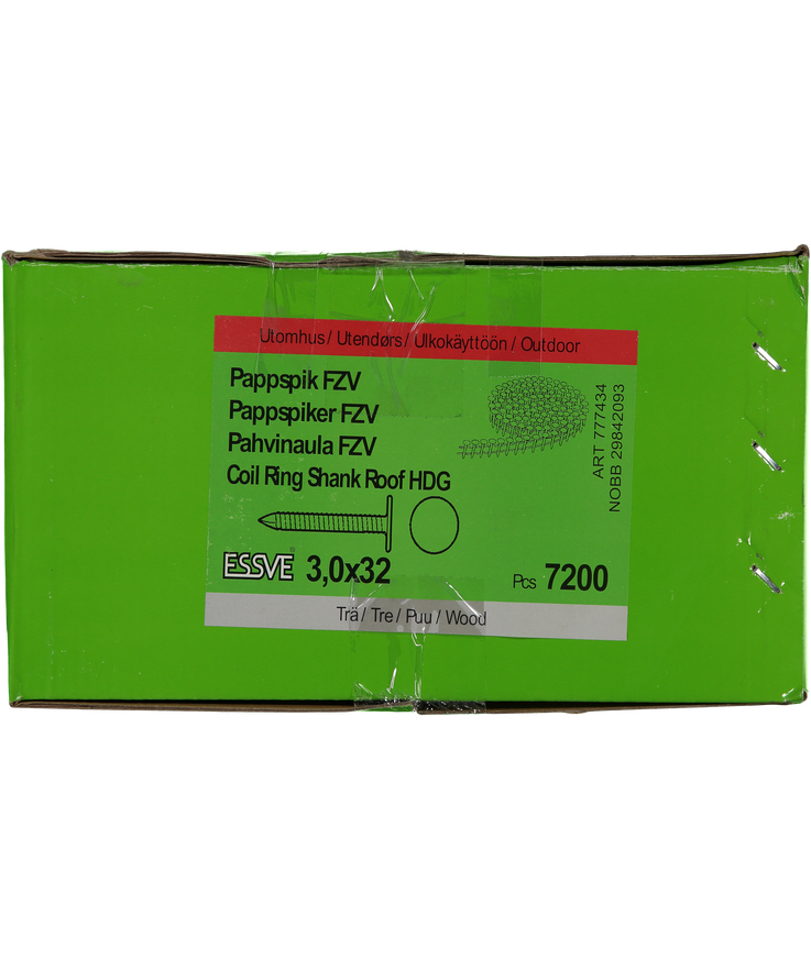 Pappspik 15gr fzv rundbandad 3,0x32