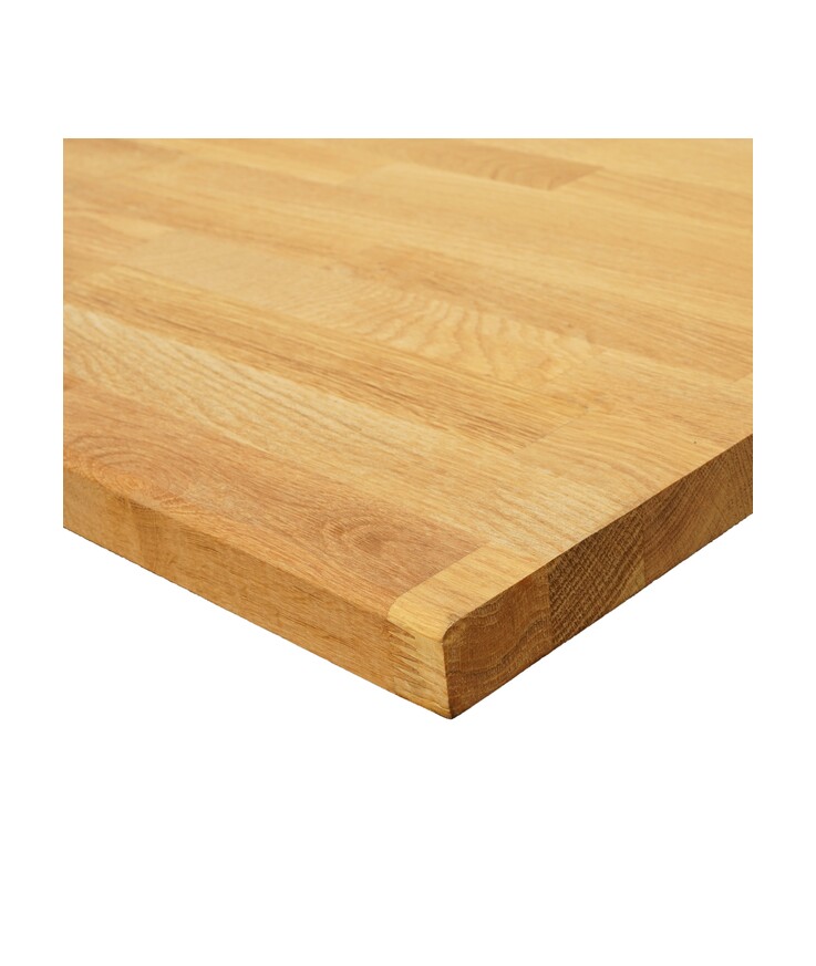 Bänkskiva massiv ek rund Framk olja 30x610x3000 6104379