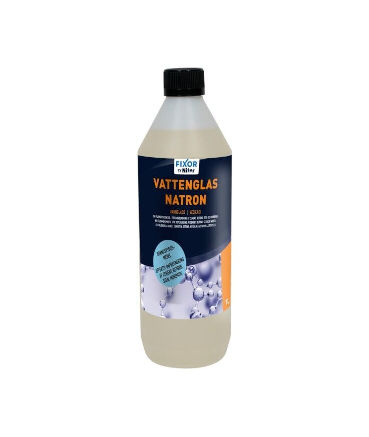 Vattenglas natron nitor 1l Stärker betong