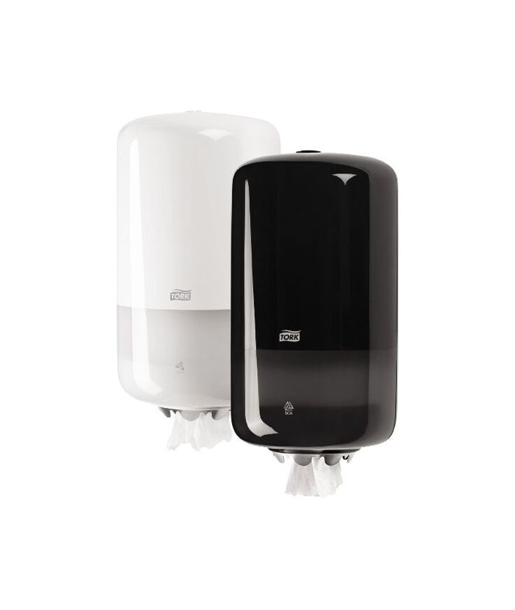 Dispenser mini 558000 vit till Avtorkningspapper m1