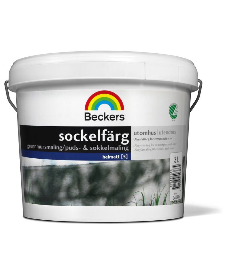 Sockelfärg bas c 0,9l