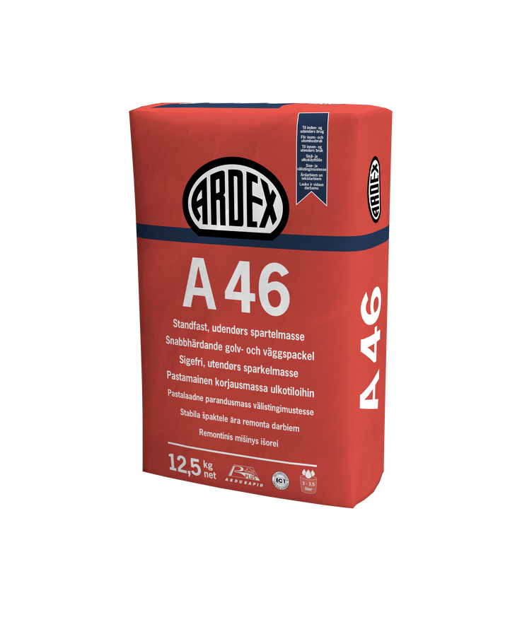 Byggspackel a46 ardex 12,5kg