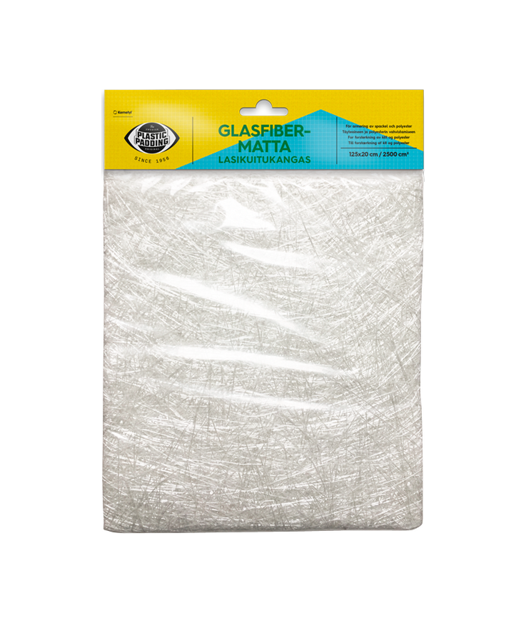 Glasfibermatta plastic Padding 125x20cm