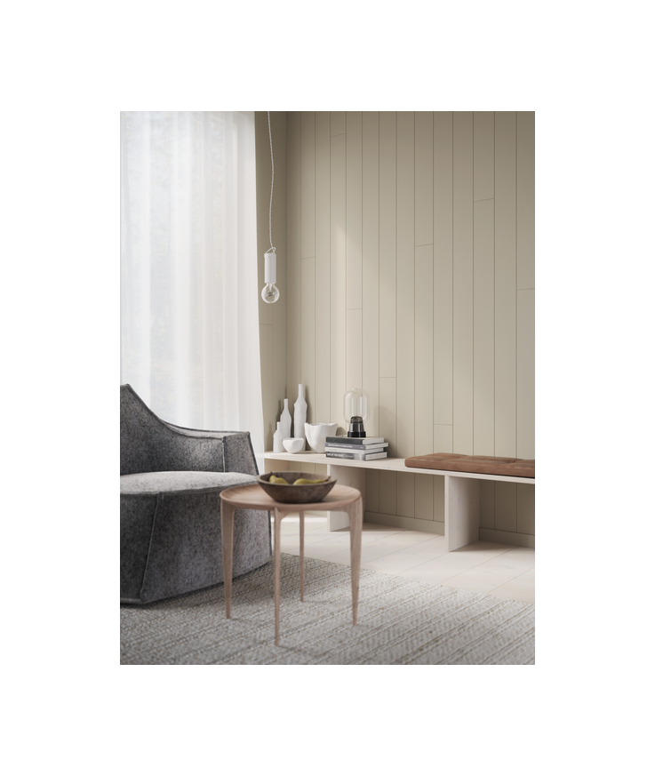Panel slätspont putsad målad Beige s3010-y20r 15x118x4800