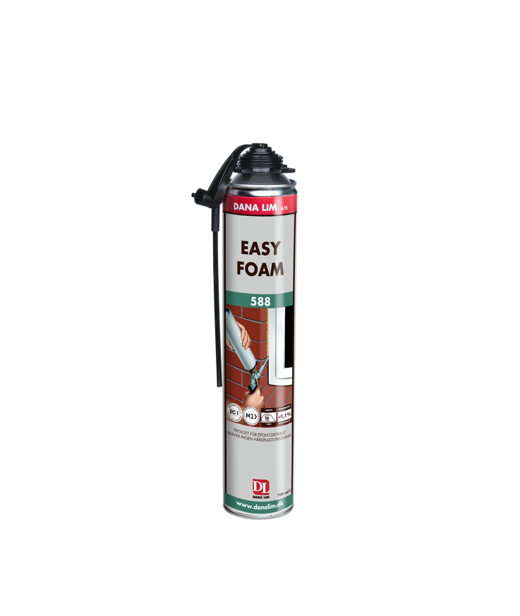 Fogskum easy foam 588 Lågisocyanat/kombiadapt 700ml