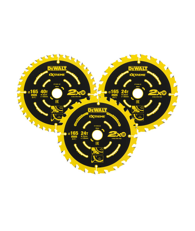Trimsågsklingor dt10397 165/184mm