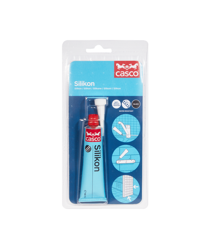 Fogmassa silikon 2995 svart 40ml 494032