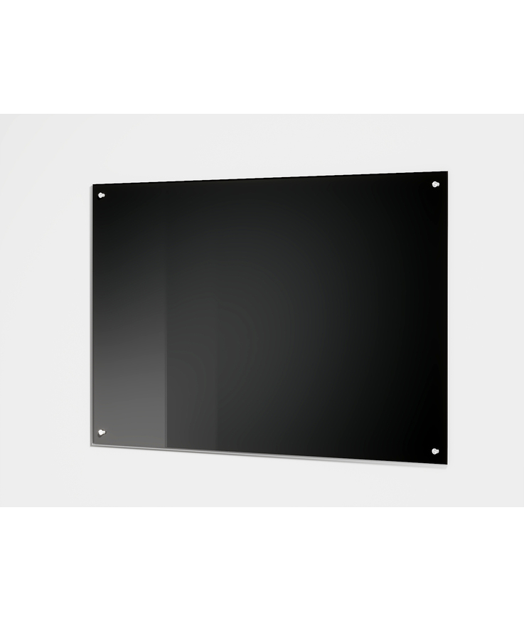 Stänkskydd fibo glas svart 6x450x700