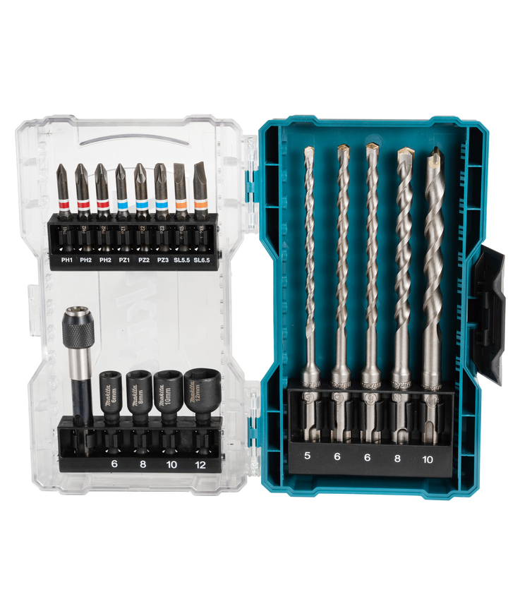 Borr & bitset e-07026-10makita Display 10set e-07026 á 18 del