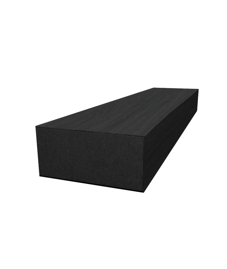 Avslutningslist klassisk svart Ek 2780x31x20