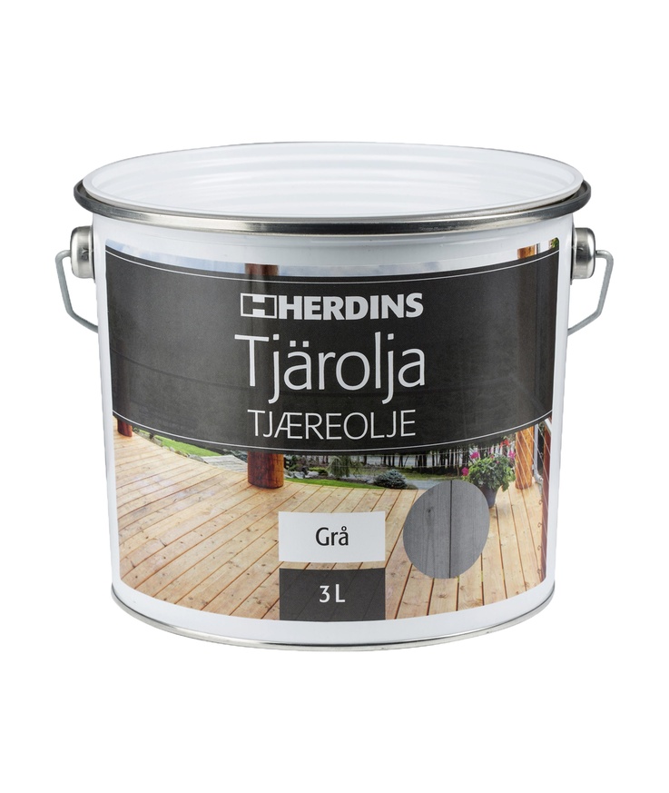 Tjärolja grå