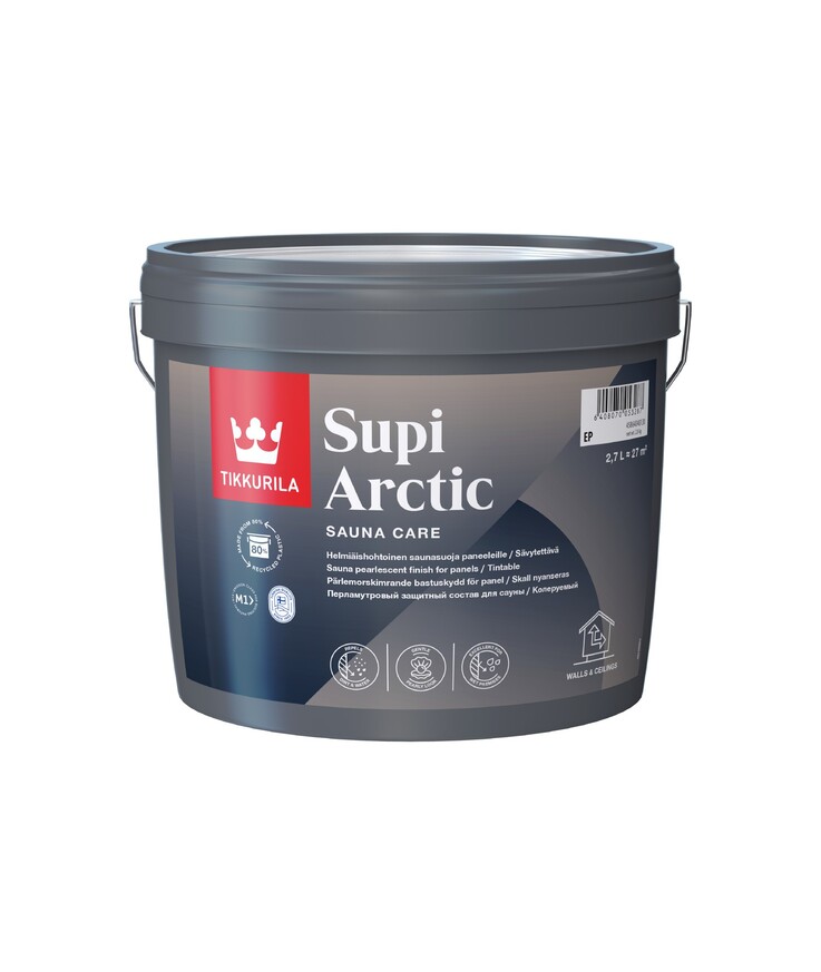 Bastufinish supi arctic ep bas 0,9l