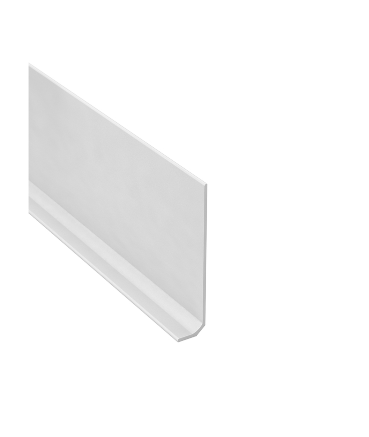 Golvsockel vit pvc 100mm