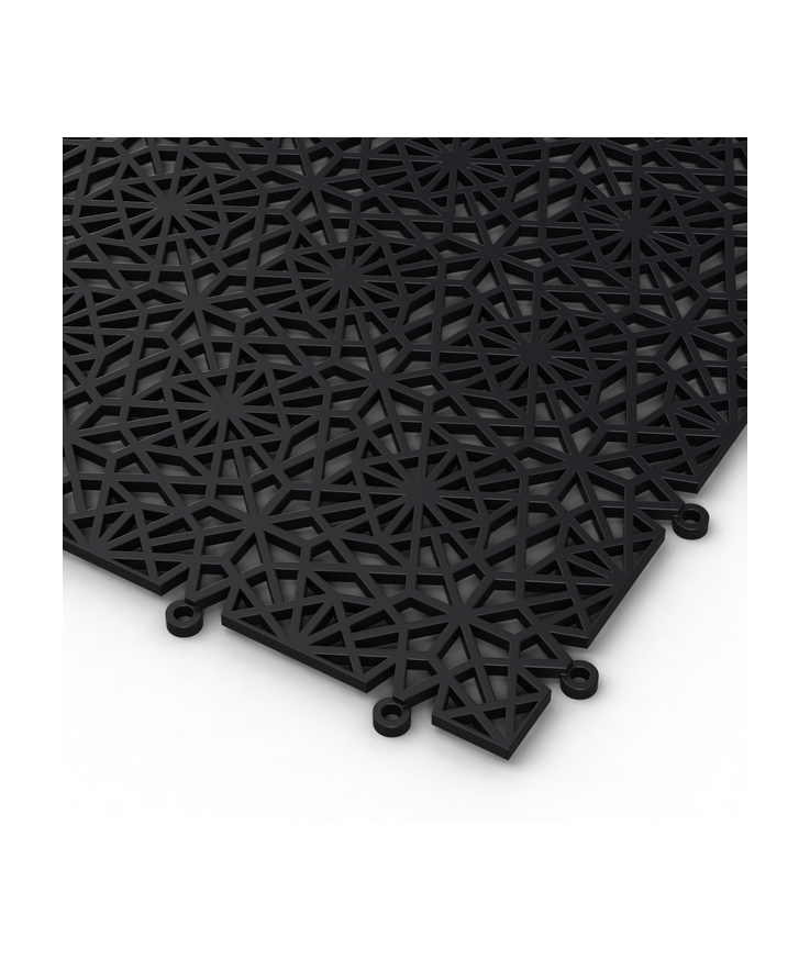 Golvplatta bergo silk black Royal