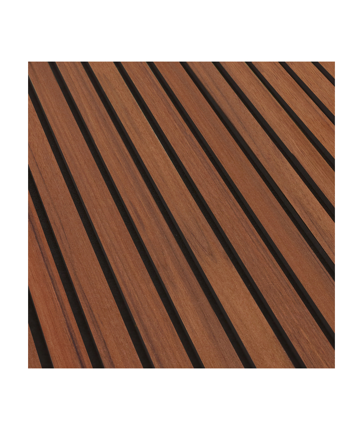 Akustikpanel klassisk 14 Valnöt sv filt 2780x615x20