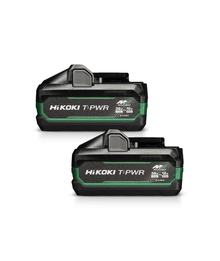 Batteriset 2xbsl3640mvt hikoki 18v/36v slide tabless 4/8ah