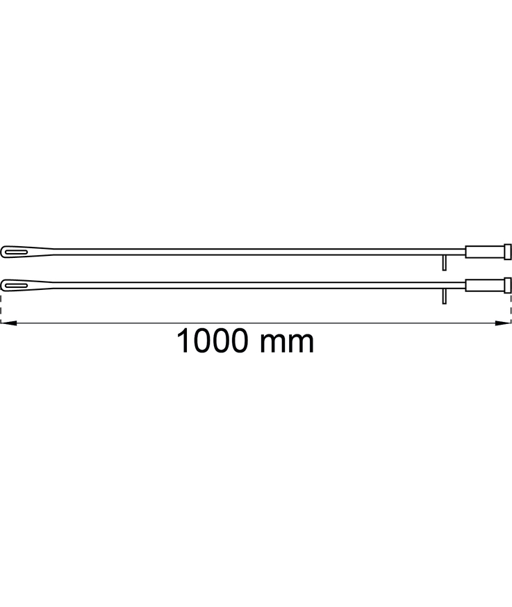 Garageporthållare 1291 efz 100cm