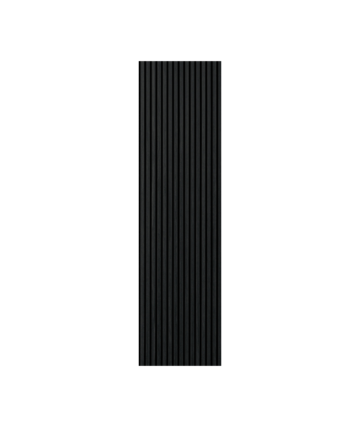 Väggpanel akustik premium Black oak 22x605x2440mm