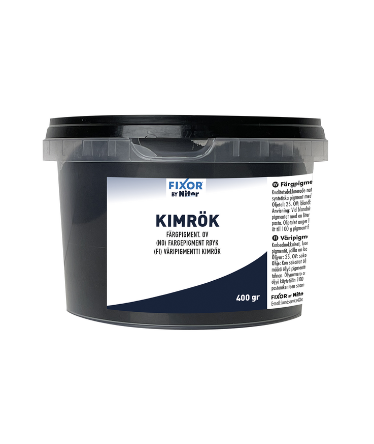 Pigment nitor kimrök