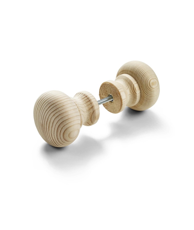 Bastuknopp 1110 Furu D60mm