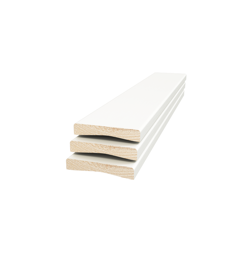 Foderset slät foder vit S 0502-y 12x56mm