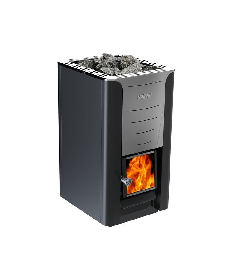 Bastuaggregat vedeldat Harvia Pro 26 Svart