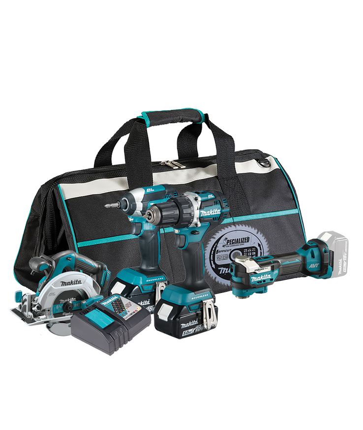 Kombokit Makita DLX4197TX1 4 Maskiner