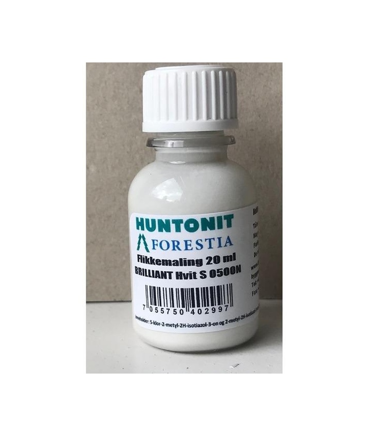 Bättringsfärg huntonit Brilliant vit