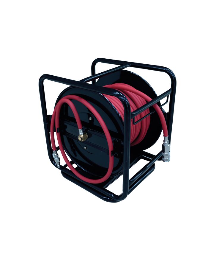 Slangvinda pvc mjuk mft euro Profil/kombi röd -40g 1/4t 30m