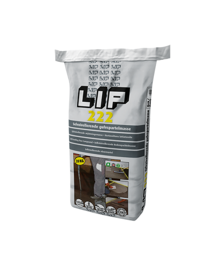 Avjämningsmassa lip 222 20kg