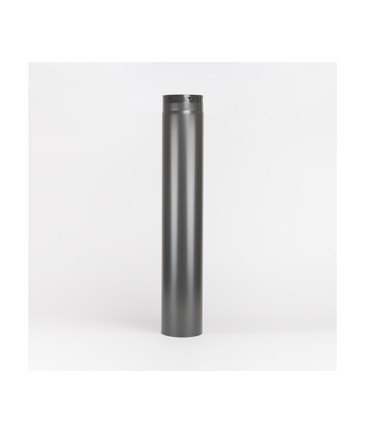 Rökrör emaljerat för Kaminanslutning 750x150mm sv