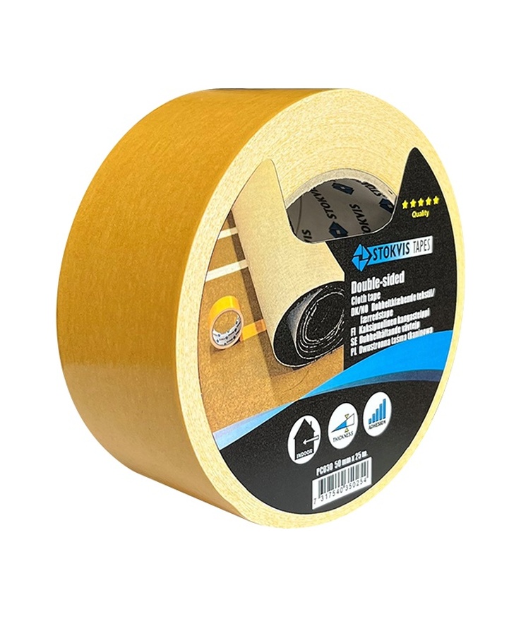 Vävtejp dubbelhäftande stark 50mm
