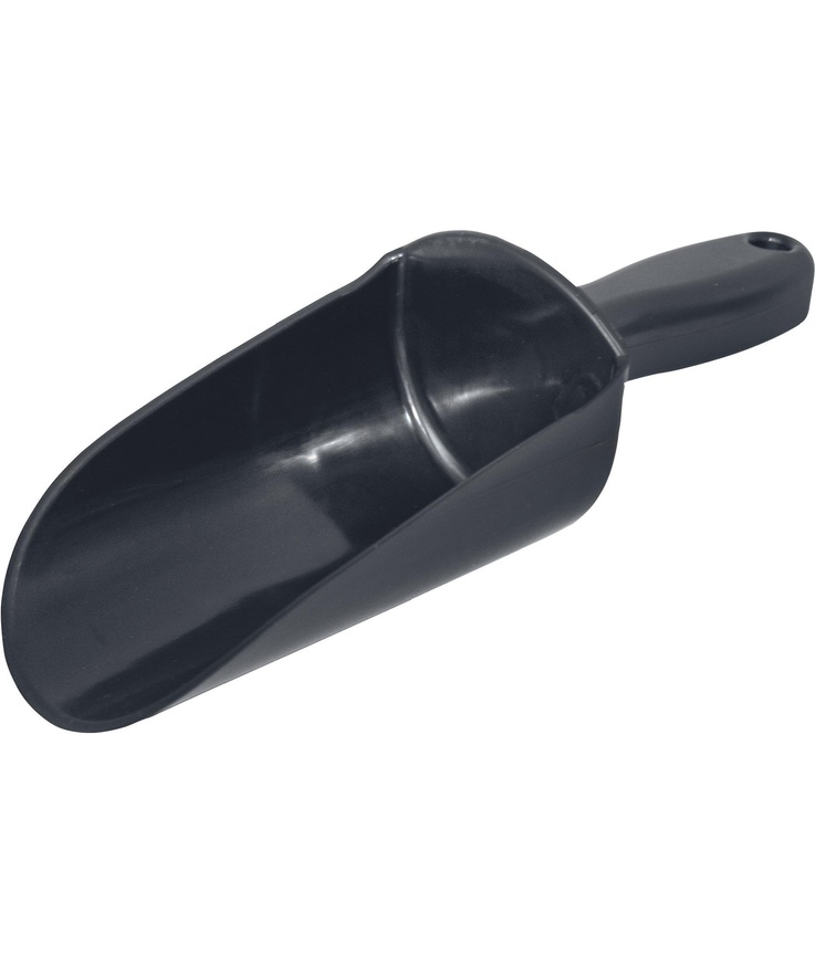 Foderskopa 23 cm nyby plast Svart