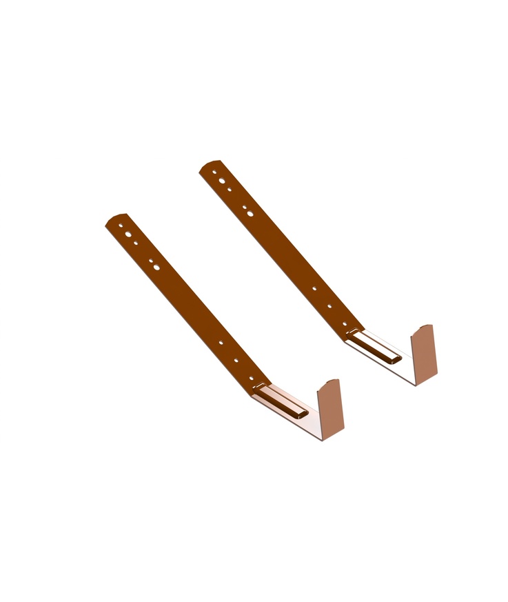 Glidskydd takpannor profil Plåttak inkl skruv t-röd