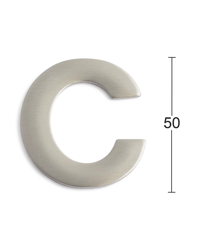 Bokstav självhäftande c rf 50mm