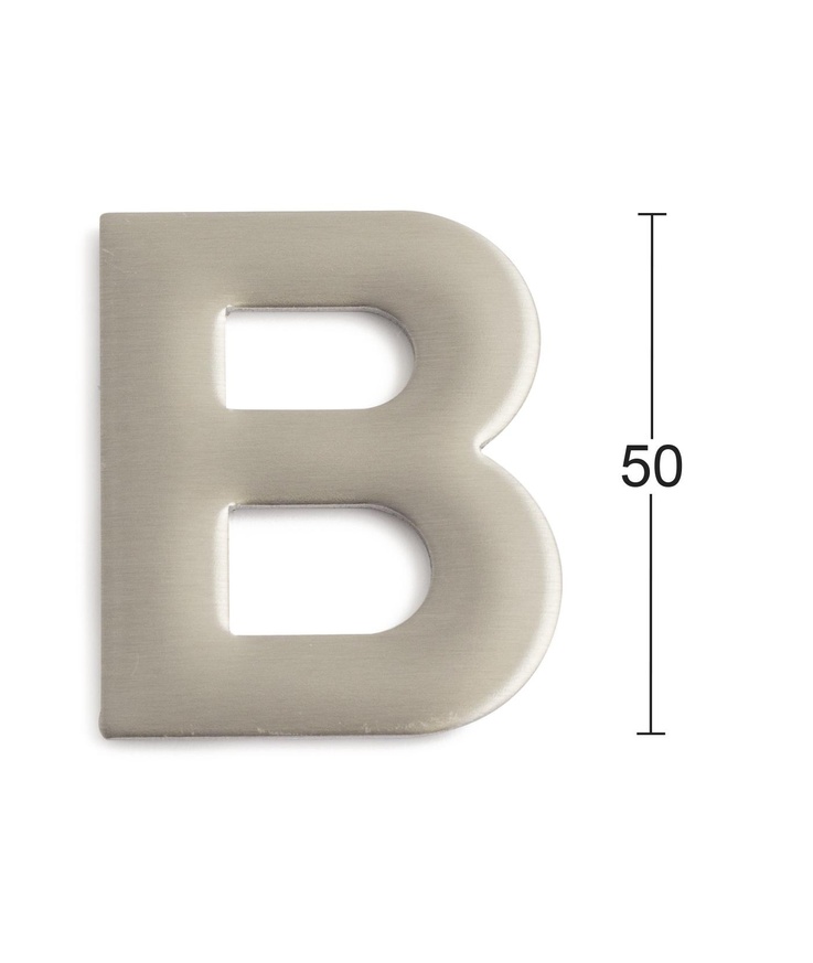 Bokstav självhäftande b rf 50mm